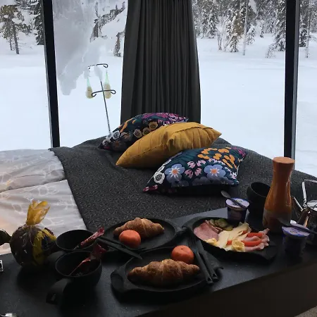 Snowlounge Aurorahut Glass Igloos & Ice Onkamo (Lapland)
